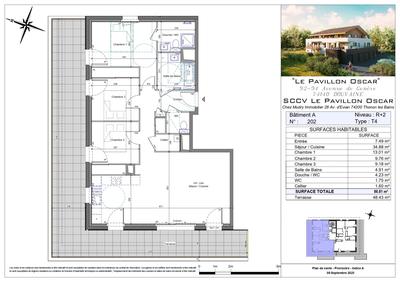Appartement - 87 m² - 4 pièces