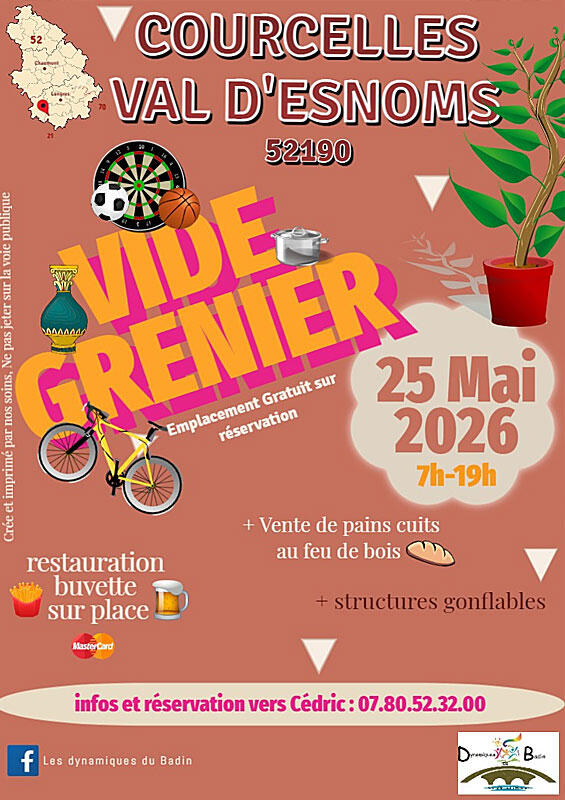 Vide-grenier de Courcelles Val d'Esnoms