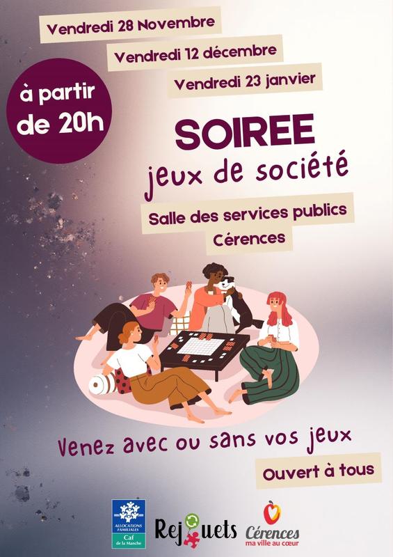 Soirée jeux de société