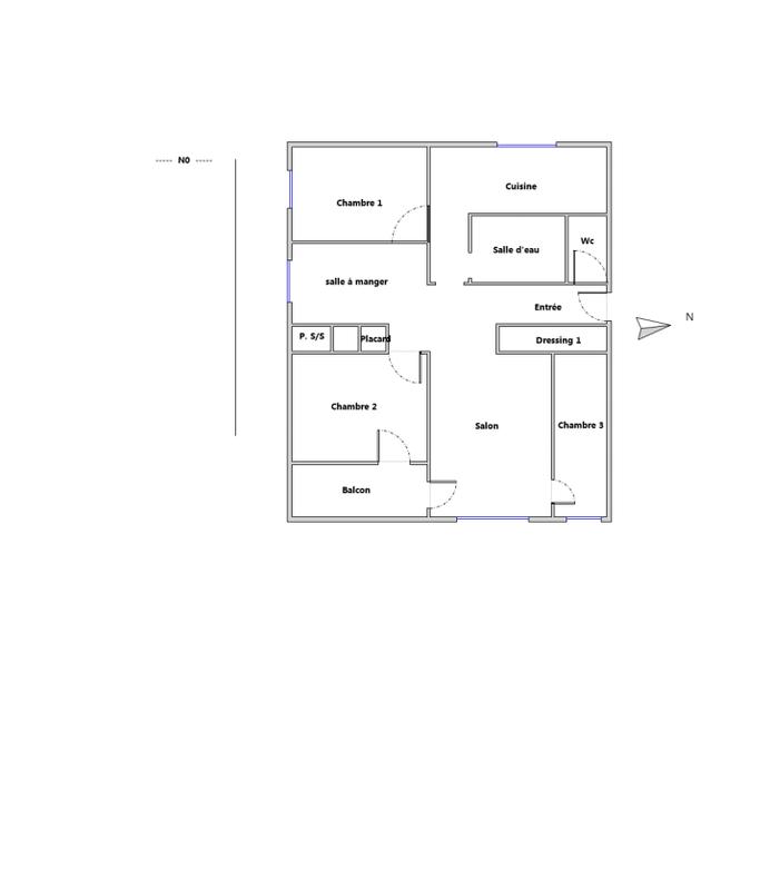 Appartement - 79 m² - 4 pièces