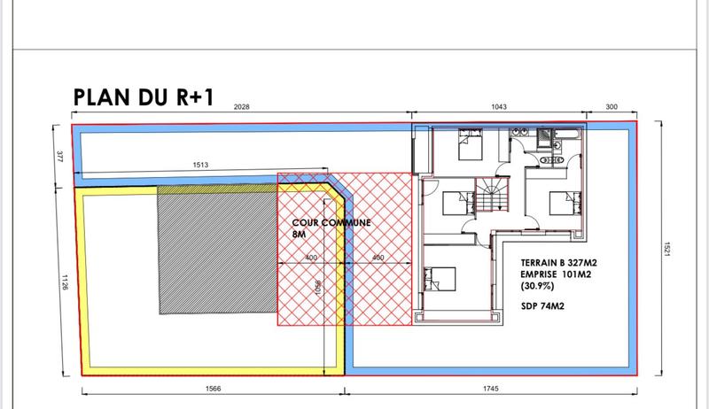 Terrain constructible - 327 m²