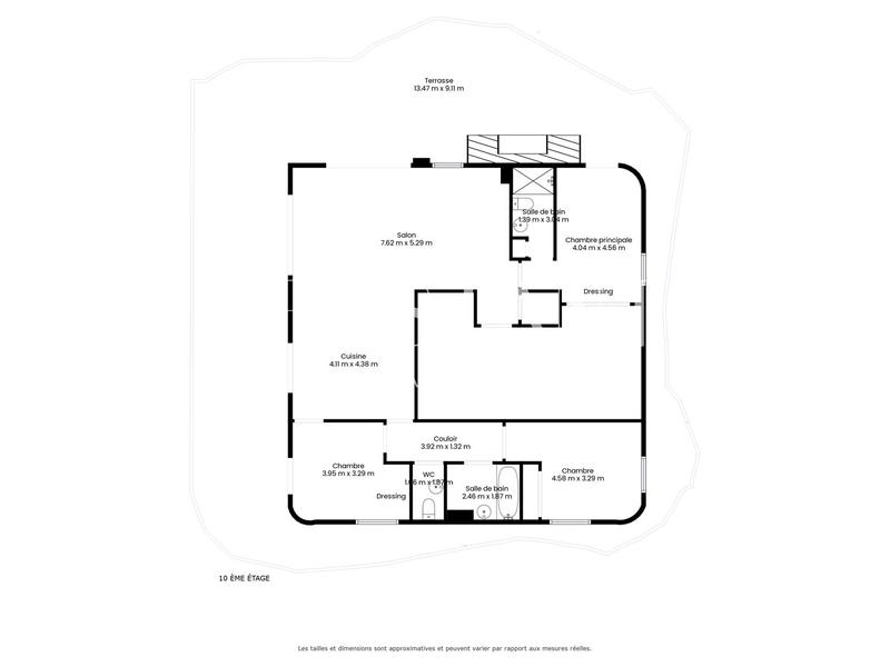 Appartement - 107 m² - 4 pièces