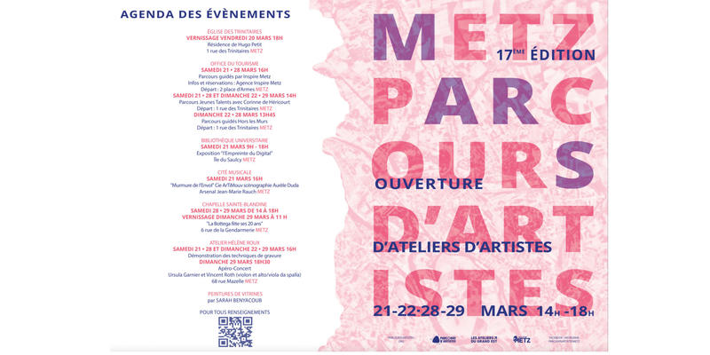 Visite guidée de Metz - Parcours d'artistes : Ateliers d'antan et d'aujourd'hui