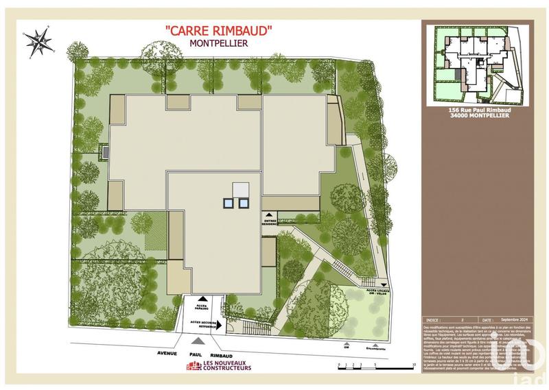 Appartement - 45 m² - 2 pièces