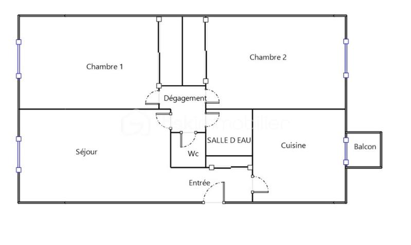 Appartement - 53 m² - 3 pièces