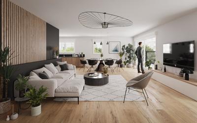 Appartement - 62 m² - 3 pièces