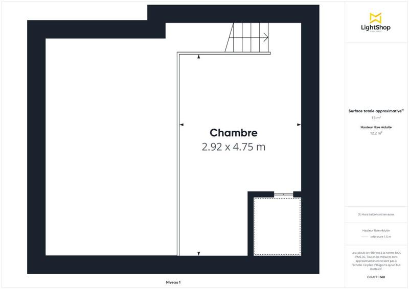 Appartement - 36 m² - 1 pièce