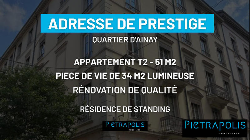 Appartement - 51 m² - 2 pièces