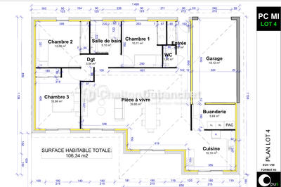 Maison - 106 m² - 5 pièces