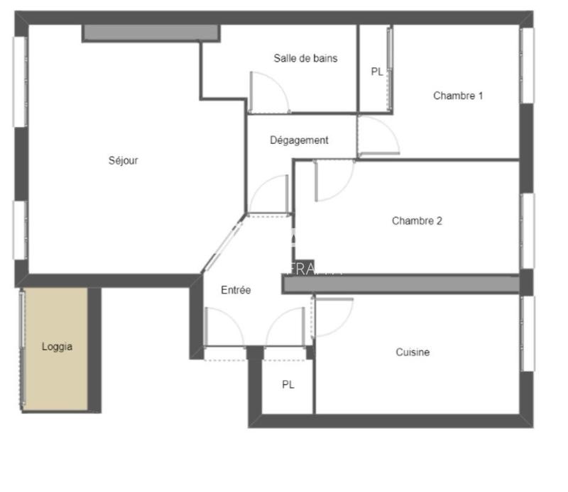 Appartement - 70 m² - 3 pièces