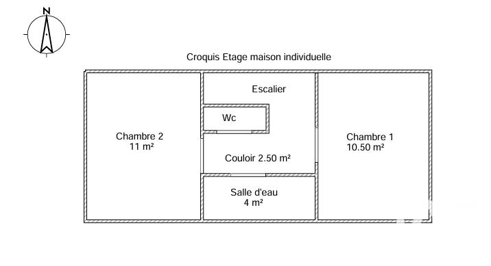 Maison - 75 m² - 4 pièces