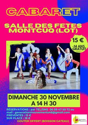 Après-midi Cabaret à Montcuq