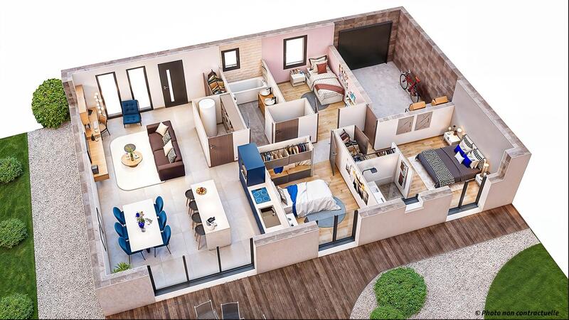 Maison - 95 m² - 5 pièces