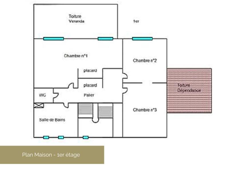 Maison - 85 m² - 4 pièces