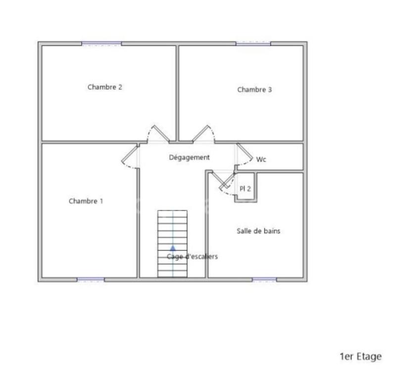 Maison - 80 m² - 5 pièces