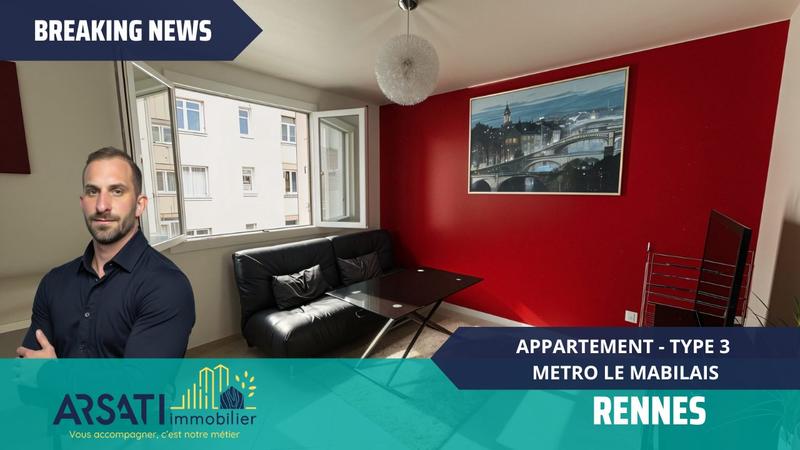 Appartement - 53 m² - 3 pièces