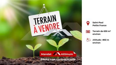 Terrain - 630 m²