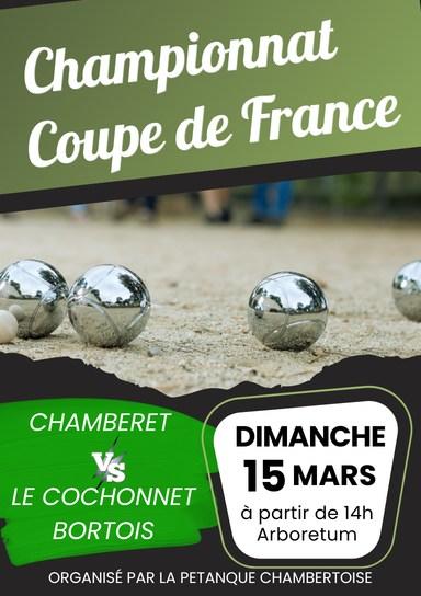 Pétanque championnat coupe de France