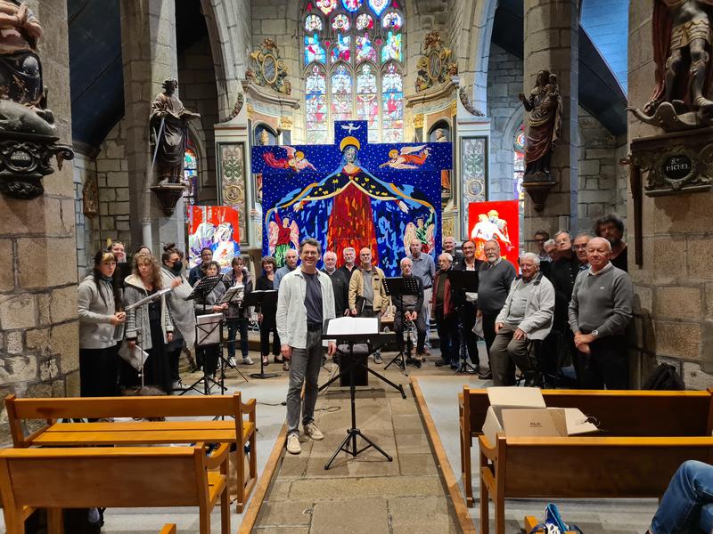 Talea interprète les Vêpres de Monteverdi en décembre à la Forêt Fouesnant &amp; Plozévet en collaboration avec l’artiste pe