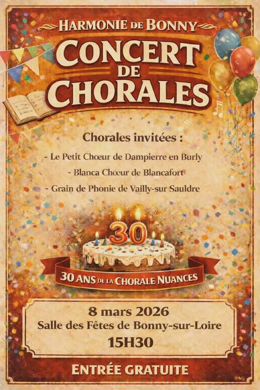 Concert de l'Harmonie de Bonny : rencontres de chorales