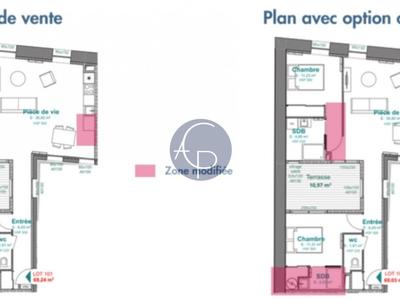 Appartement - 69 m² - 3 pièces