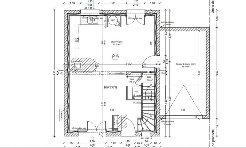 Maison - 80 m² - 4 pièces