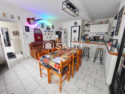 Maison de ville - 64 m² - 3 pièces