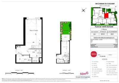 Appartement - 26 m² - 1 pièce