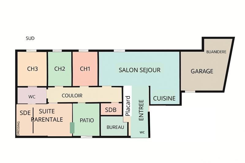 Maison - 150 m² - 7 pièces