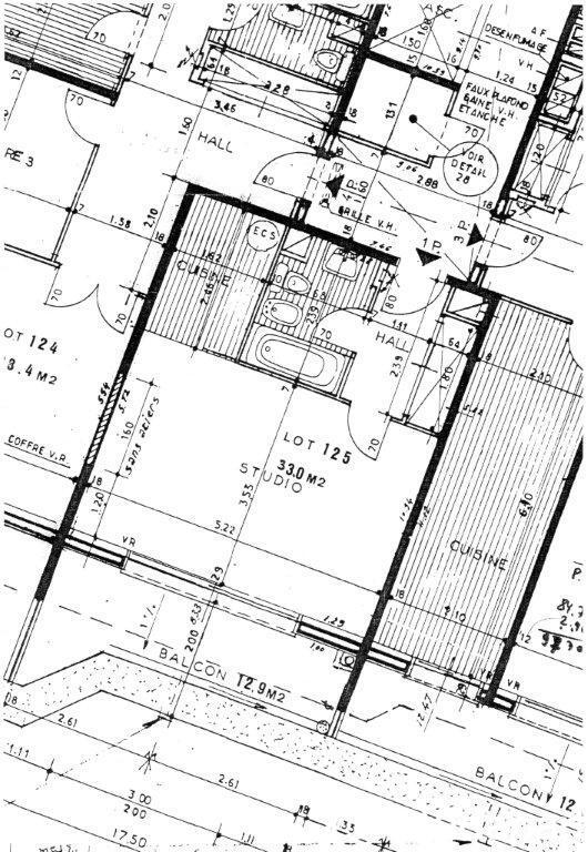 Appartement - 28 m² - 1 pièce