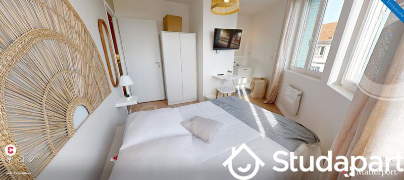 Chambre - 12 m² - 1 pièce