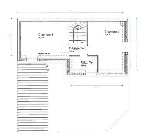 Maison - 110 m² - 6 pièces