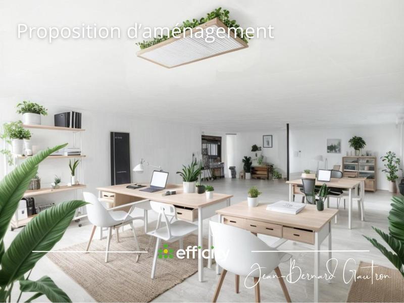 Bureau - 200 m² - 1 pièce