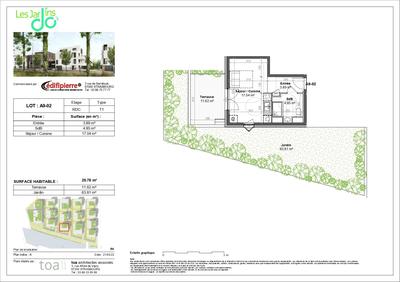 Appartement - 26 m² - 1 pièce