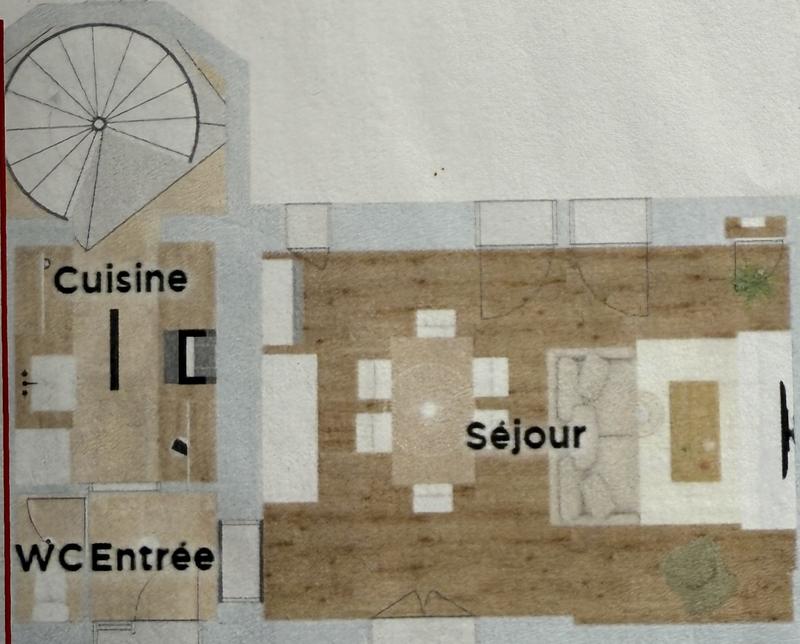 Maison ancienne - 95 m² - 5 pièces