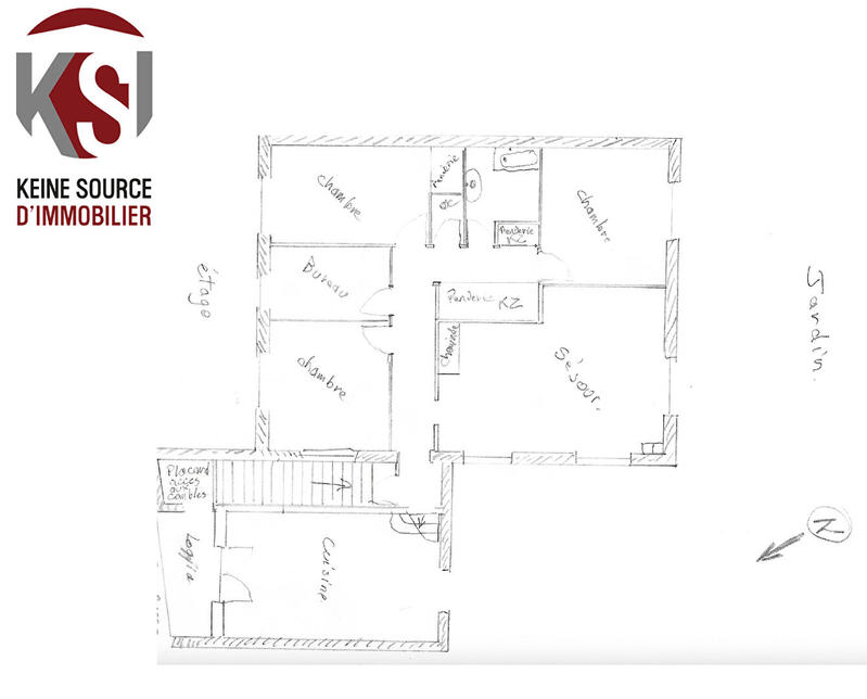 Maison - 110 m² - 4 pièces