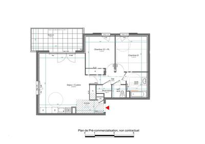 Appartement - 69 m² - 3 pièces