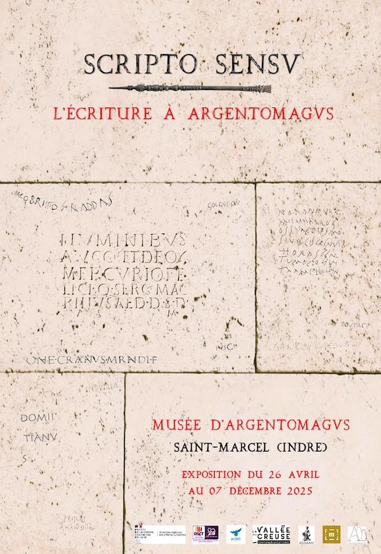 Exposition « Scripto Sensu, l’écriture à Argentomagus »