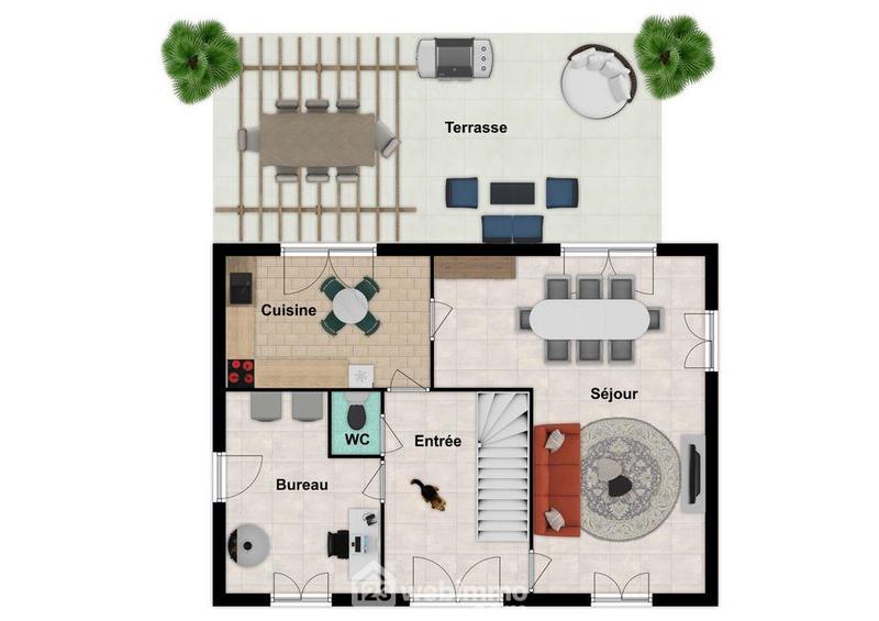 Maison - 113 m² - 5 pièces