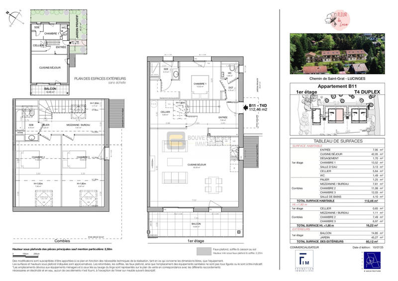 Appartement - 112 m² - 4 pièces