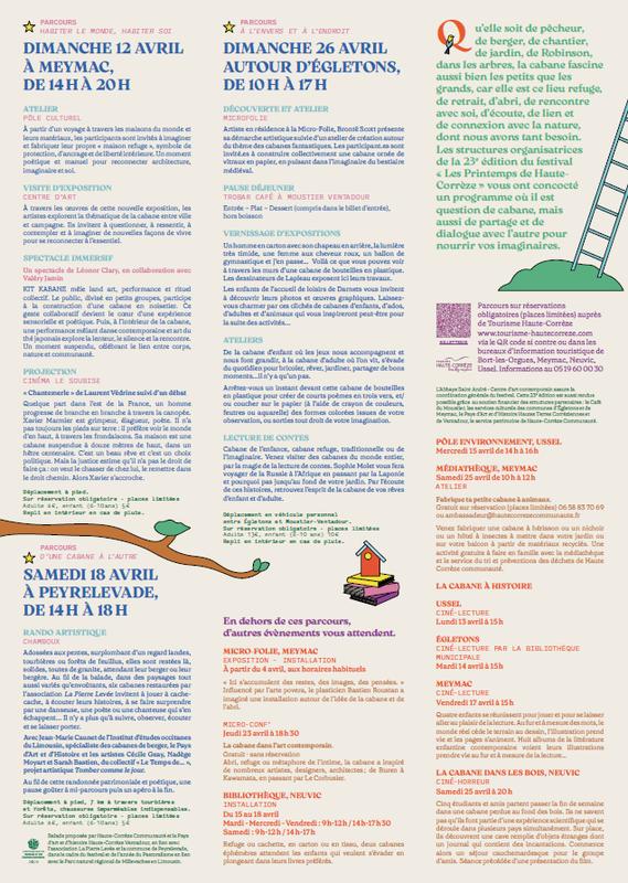 Festival les Printemps de Haute-Corrèze - Ciné-Lecture