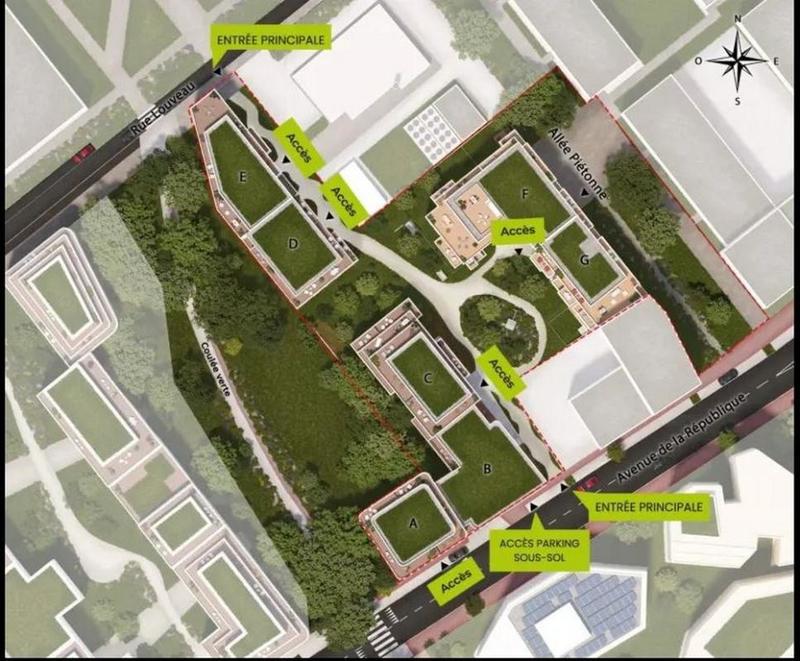 Appartement - 43 m² - 2 pièces