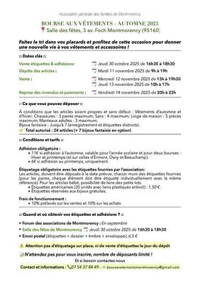 Bourse aux vêtements