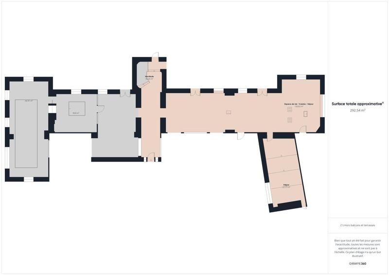 Maison - 1 200 m² - 16 pièces