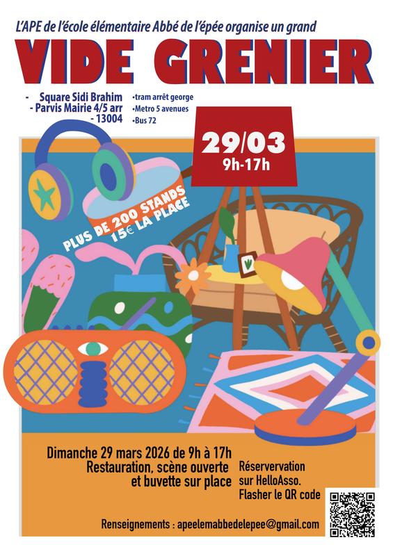 Grand vide-grenier du Square Sidi Brahim