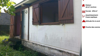 Maison - 45 m² - 2 pièces