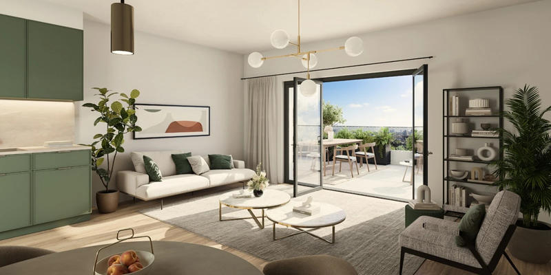 Appartement - 56 m² - 3 pièces