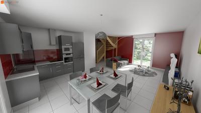 Maison - 90 m² - 5 pièces