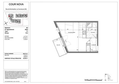 Appartement - 30 m² - 1 pièce