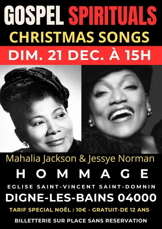 Gospel And Christmas Songs - Hommage à Mahalia Jackson et à Jessye Norman